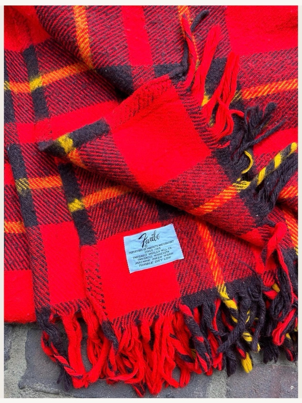 Plaid Throw Blanket
